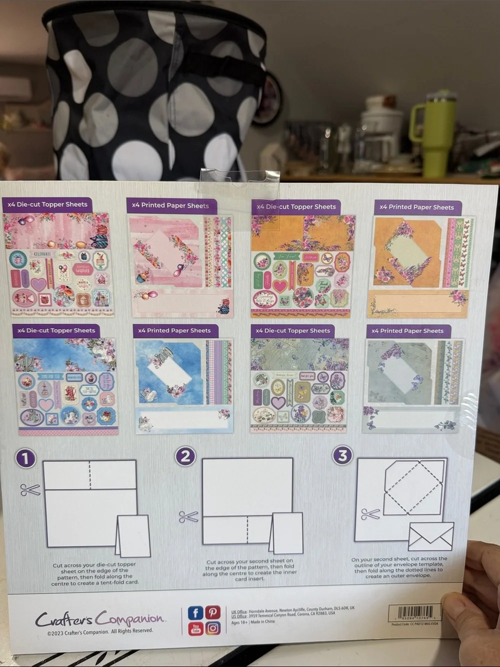 Crafters Companion Everyday Make and Send Card Making Pad